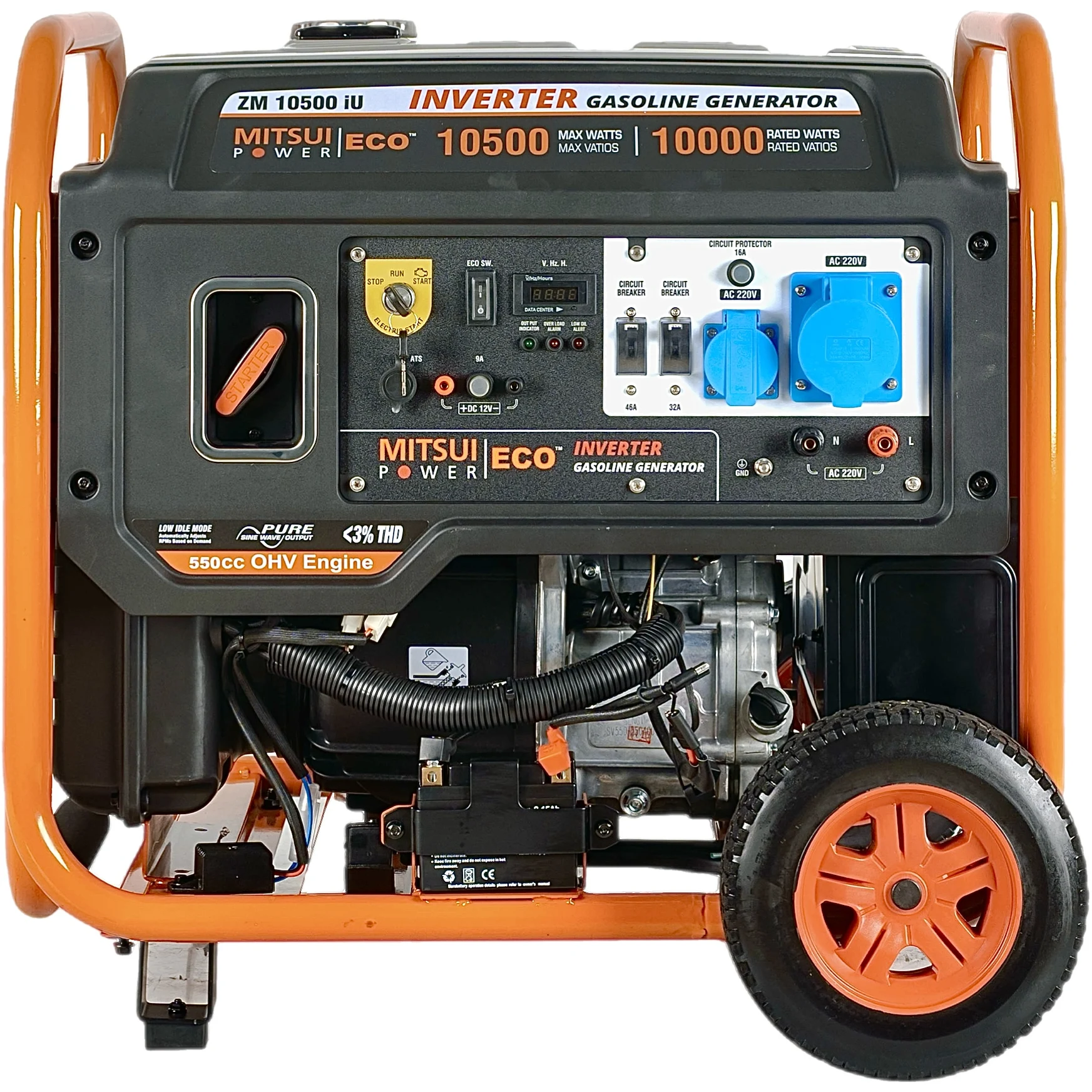 Бензиновый генератор Mitsui Power ZM 10500 IU — изображение 2