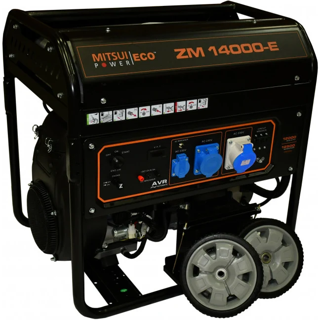 Бензиновый генератор Mitsui Power ECO ZM 14000 E — изображение 3