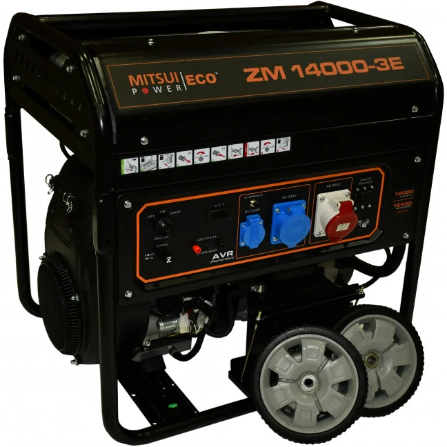 Бензиновый генератор Mitsui Power ECO ZM 14000 E-3 — изображение 3